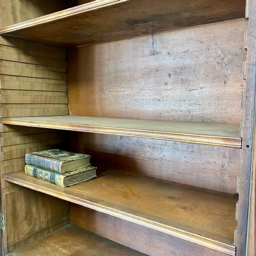 19TH CENTURY MAHOGANY SECRETAIRE BOOKCASE - ADDITIONAL PHOTO 4
