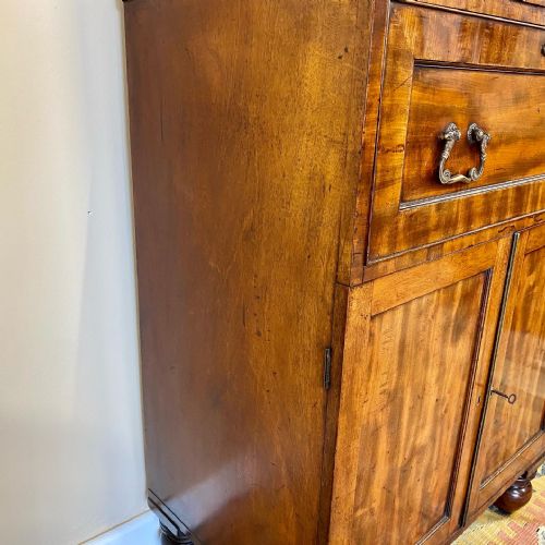 19TH CENTURY MAHOGANY SECRETAIRE BOOKCASE - ADDITIONAL PHOTO 10