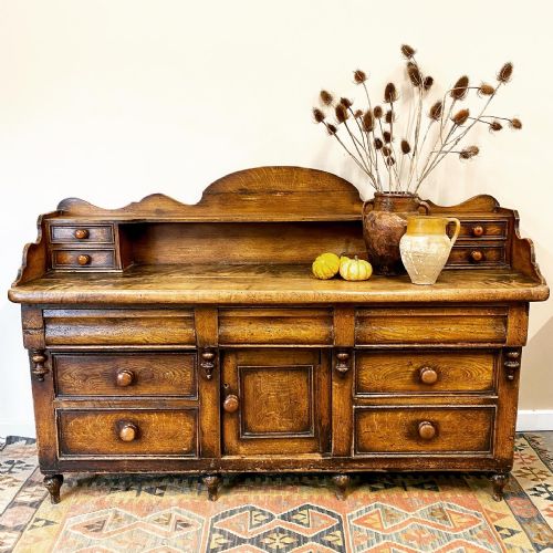 19th century pine dresser sideboard - CATEGORY: ANTIQUE SIDEBOARDS - DATED 19TH CENTURY