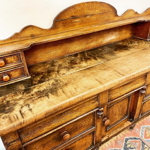 19TH CENTURY PINE DRESSER SIDEBOARD - ADDITIONAL PHOTO 3