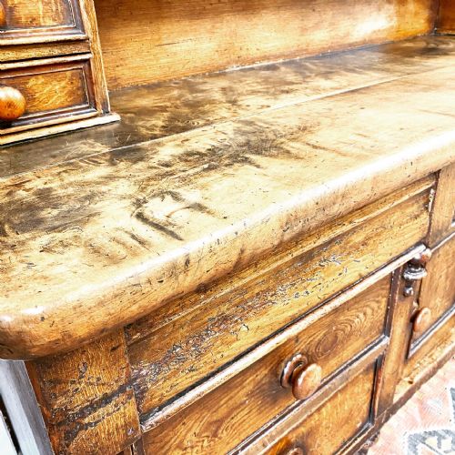 19TH CENTURY PINE DRESSER SIDEBOARD - ADDITIONAL PHOTO 4