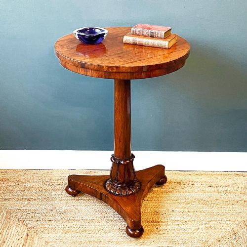 19th century rosewood occasional table - CATEGORY: ANTIQUE TABLES - DATED 19TH CENTURY