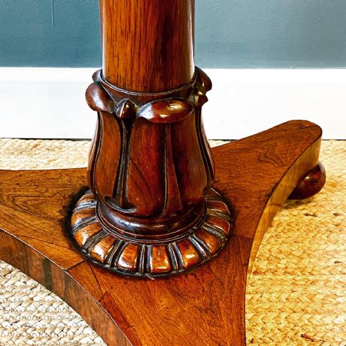 19TH CENTURY ROSEWOOD OCCASIONAL TABLE - ADDITIONAL PHOTO 3