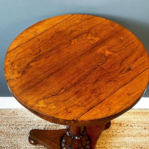 19TH CENTURY ROSEWOOD OCCASIONAL TABLE - ADDITIONAL PHOTO 8