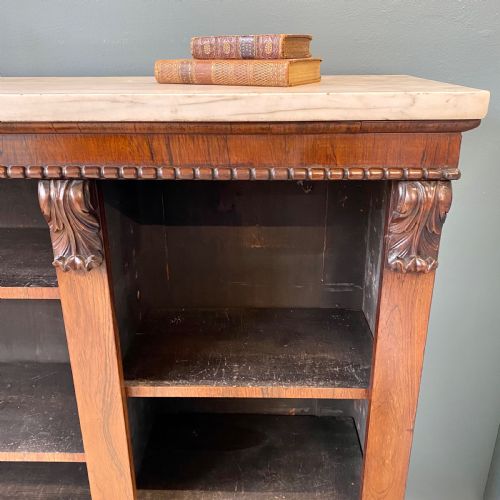 19TH CENTURY ROSEWOOD BOOKCASE - ADDITIONAL PHOTO 4