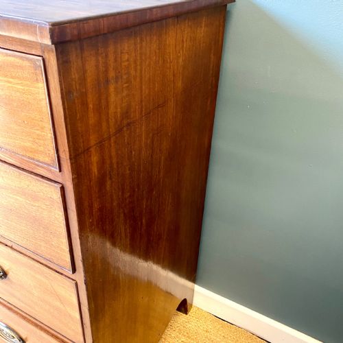 REGENCY MAHOGANY CHEST OF DRAWERS - ADDITIONAL PHOTO 3