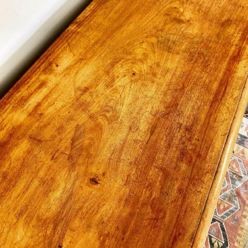 19TH CENTURY SATIN BIRCH LINEN PRESS - ADDITIONAL PHOTO 7