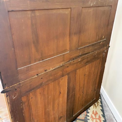 19TH CENTURY SATIN BIRCH LINEN PRESS - ADDITIONAL PHOTO 9