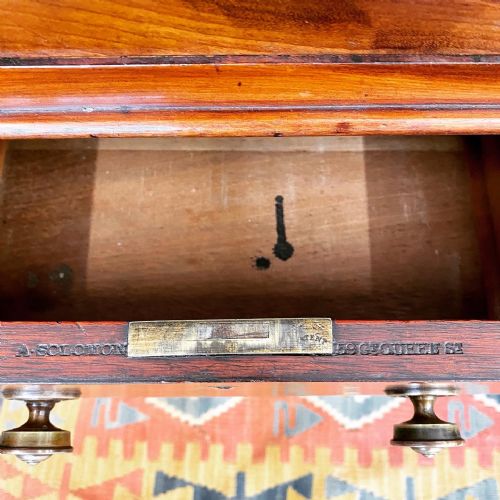 19TH CENTURY MAHOGANY PEDESTAL DESK - ADDITIONAL PHOTO 4