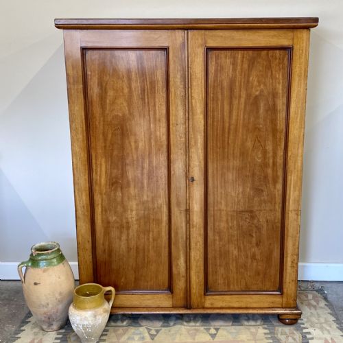 19th century mahogany cupboard - CATEGORY: ANTIQUE CUPBOARDS - DATED 19TH CENTURY
