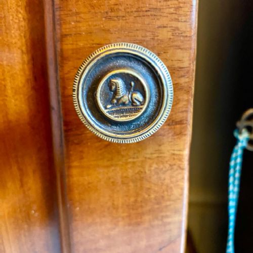 19TH CENTURY MAHOGANY BEDSIDE CUPBOARDS - ADDITIONAL PHOTO 3
