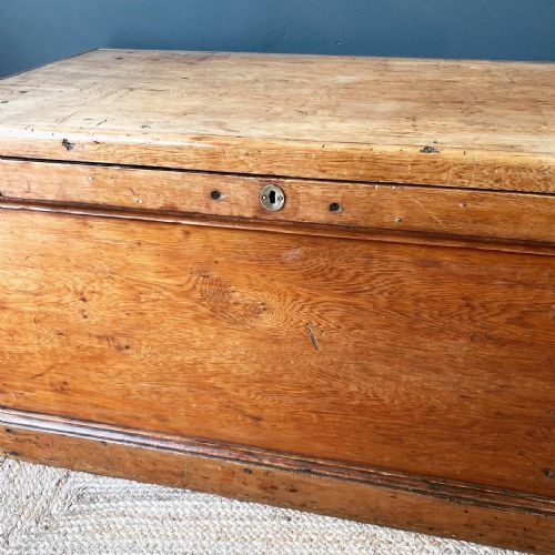 19TH CENTURY PINE TRUNK - ADDITIONAL PHOTO 3