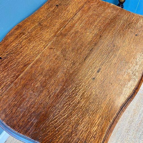 19TH CENTURY FRENCH OAK SIDE TABLE - ADDITIONAL PHOTO 3