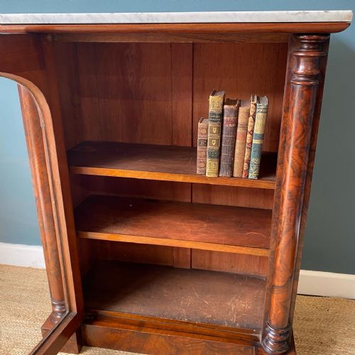 19TH CENTURY WALNUT PIER CABINET - ADDITIONAL PHOTO 5