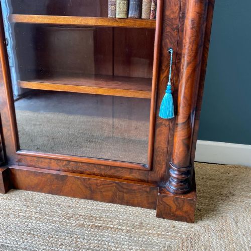 19TH CENTURY WALNUT PIER CABINET - ADDITIONAL PHOTO 8