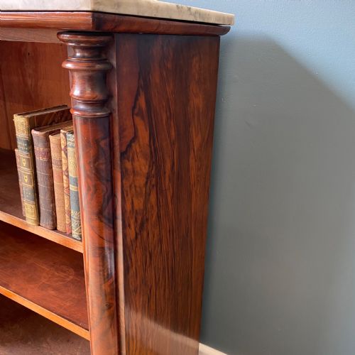 19TH CENTURY WALNUT PIER CABINET - ADDITIONAL PHOTO 10
