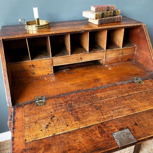GEORGIAN FRUITWOOD BUREAU - ADDITIONAL PHOTO 3