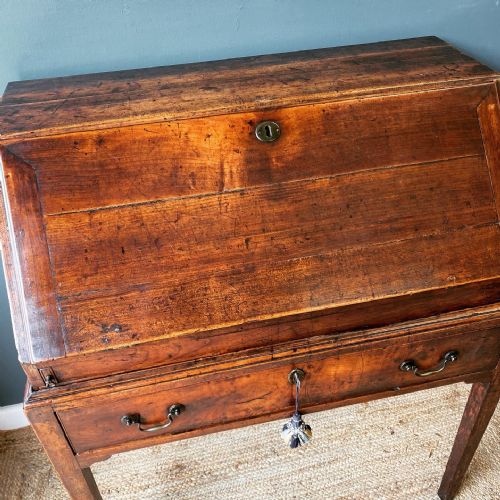GEORGIAN FRUITWOOD BUREAU - ADDITIONAL PHOTO 5