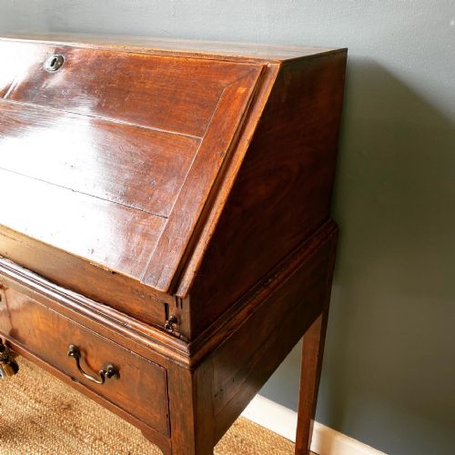 GEORGIAN FRUITWOOD BUREAU - ADDITIONAL PHOTO 6