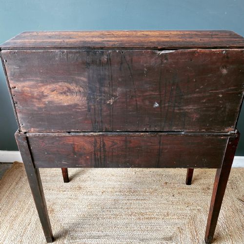 GEORGIAN FRUITWOOD BUREAU - ADDITIONAL PHOTO 8