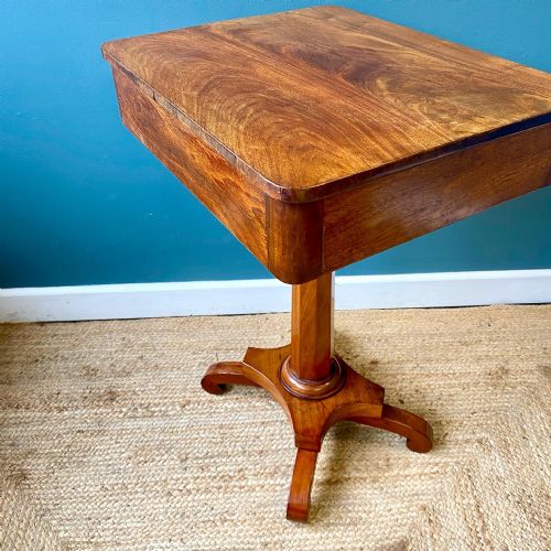 19TH CENTURY MAHOGANY SIDE TABLE - ADDITIONAL PHOTO 8