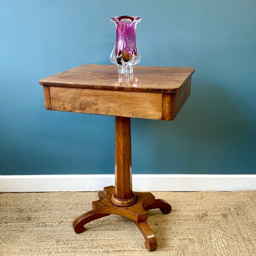 19TH CENTURY MAHOGANY SIDE TABLE - ADDITIONAL PHOTO 9