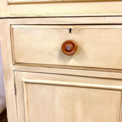 19TH CENTURY PAINTED GLAZED BOOKCASE - ADDITIONAL PHOTO 3