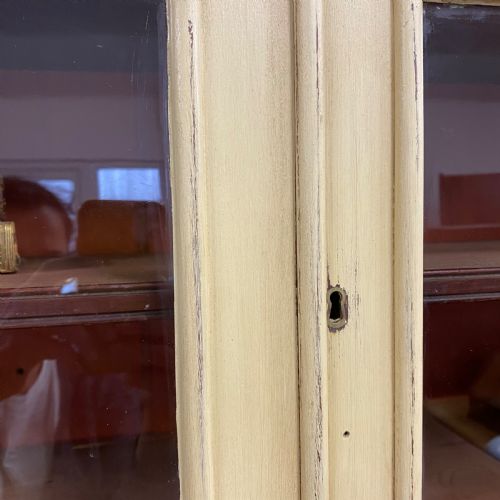 19TH CENTURY PAINTED GLAZED BOOKCASE - ADDITIONAL PHOTO 7