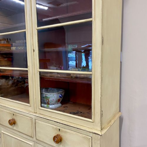 19TH CENTURY PAINTED GLAZED BOOKCASE - ADDITIONAL PHOTO 10