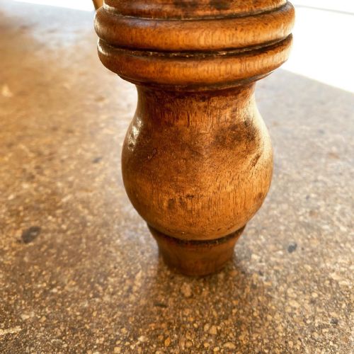 19th century french walnut farmhouse dining table - CATEGORY: ANTIQUE  - DATED 19TH CENTURY
