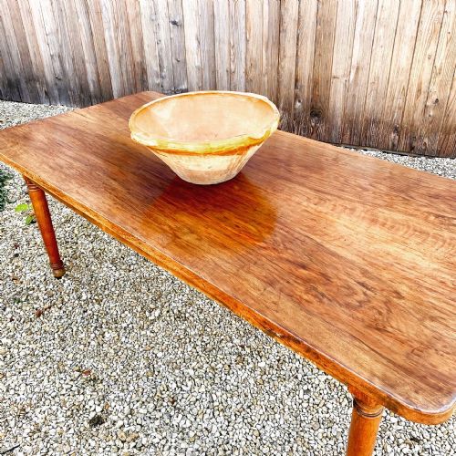 19TH CENTURY FRENCH WALNUT FARMHOUSE DINING TABLE - ADDITIONAL PHOTO 1