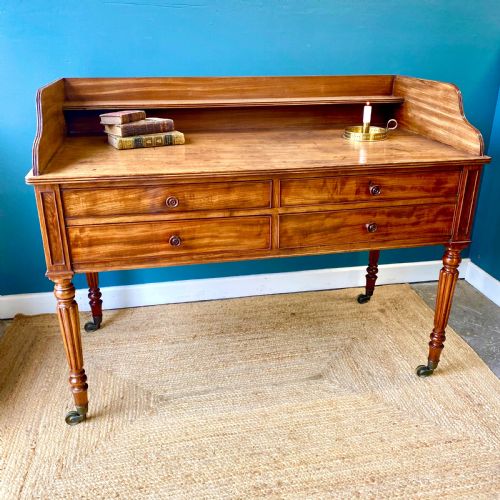 GEORGE IV MAHOGANY WRITING DRESSING TABLE ATTRIBUTED TO GILLOWS - ADDITIONAL PHOTO 1