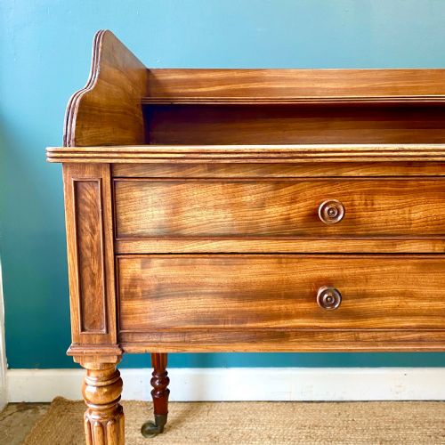 GEORGE IV MAHOGANY WRITING DRESSING TABLE ATTRIBUTED TO GILLOWS - ADDITIONAL PHOTO 2