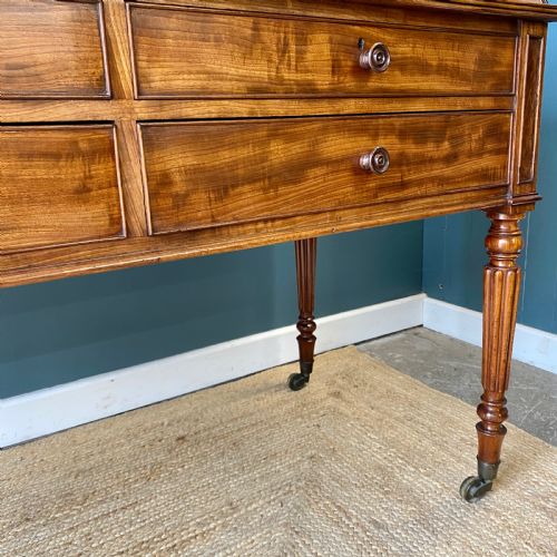 GEORGE IV MAHOGANY WRITING DRESSING TABLE ATTRIBUTED TO GILLOWS - ADDITIONAL PHOTO 6