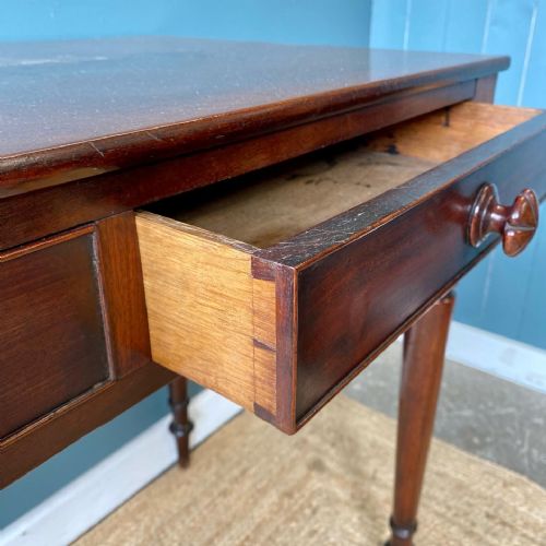 EARLY 19TH CENTURY MAHOGANY SIDE TABLE - ADDITIONAL PHOTO 2