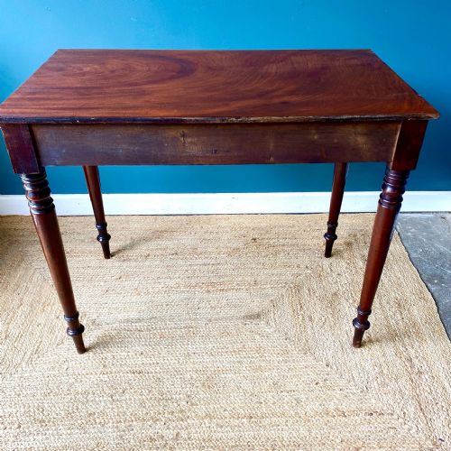 EARLY 19TH CENTURY MAHOGANY SIDE TABLE - ADDITIONAL PHOTO 4