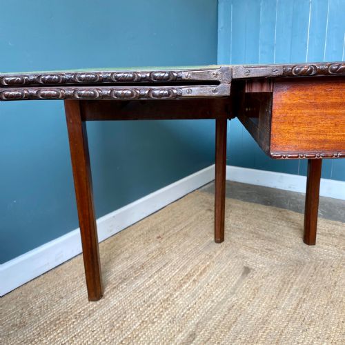 GEORGIAN MAHOGANY TEA CARD TABLE - ADDITIONAL PHOTO 9