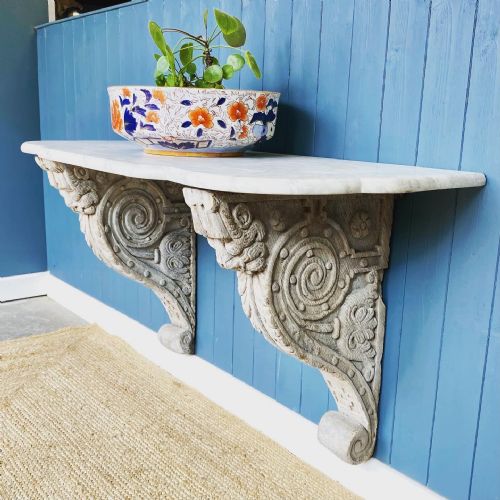 19th century console table - CATEGORY: ANTIQUE  - DATED 19TH CENTURY