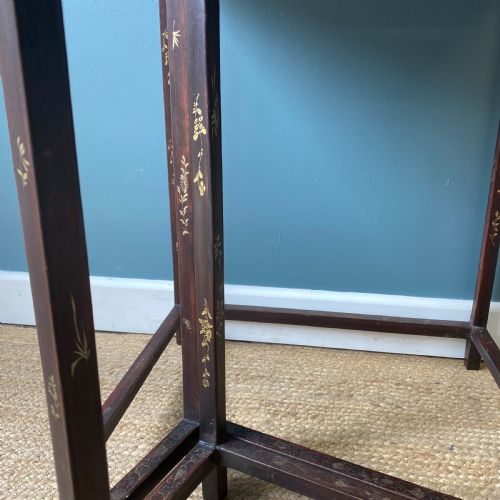 EDWARDIAN CHINOISERIE NEST OF FOUR TABLES - ADDITIONAL PHOTO 10