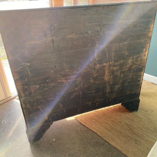 GEORGIAN MAHOGANY CHEST OF DRAWERS - ADDITIONAL PHOTO 7