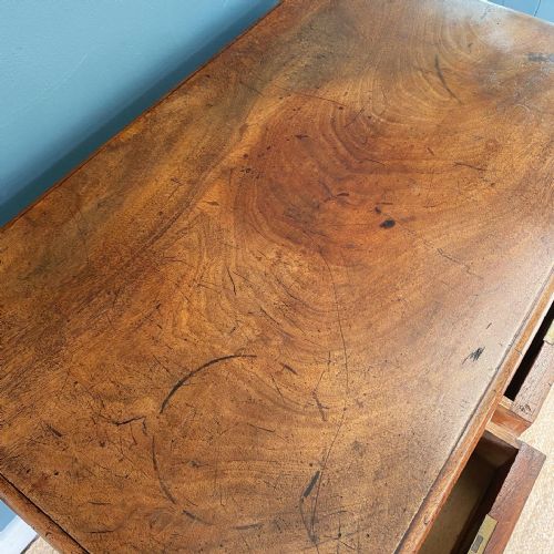 19TH CENTURY MAHOGANY WRITING SIDE TABLE - ADDITIONAL PHOTO 2
