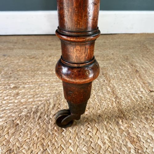 19TH CENTURY MAHOGANY WRITING SIDE TABLE - ADDITIONAL PHOTO 6