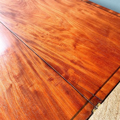 19TH CENTURY MAHOGANY TEA TABLE - ADDITIONAL PHOTO 7