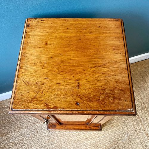 19TH CENTURY WALNUT POT CUPBOARD - ADDITIONAL PHOTO 4