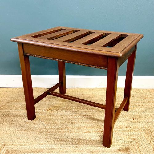 waring and gillows luggage rack - CATEGORY: ANTIQUE MISCELLANEOUS - DATED EDWARDIAN