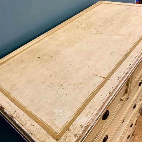19TH CENTURY PAINTED MAHOGANY CHEST IN CHEST - ADDITIONAL PHOTO 4