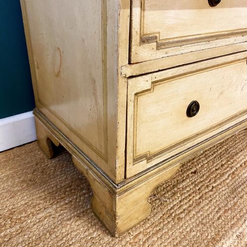 19TH CENTURY PAINTED MAHOGANY CHEST IN CHEST - ADDITIONAL PHOTO 7