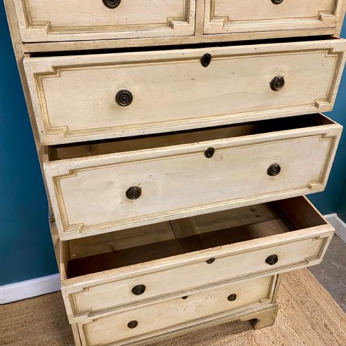19TH CENTURY PAINTED CHEST OF DRAWERS - ADDITIONAL PHOTO 7