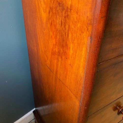 19TH CENTURY MAHOGANY CHEST OF DRAWERS - ADDITIONAL PHOTO 7