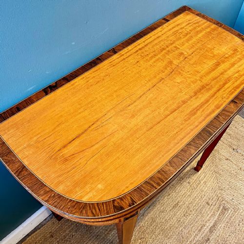 GEORGIAN SATINWOOD CARD TABLE - ADDITIONAL PHOTO 6